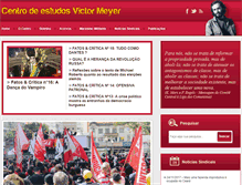 Tablet Screenshot of centrovictormeyer.org.br